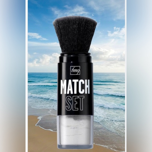🏝️ QTY 3 MATCH SET FINISHING POWDER TO GO Loose Powder & Brush in One New Disc. - Picture 5 of 7